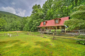 Scenic Creekside Cabin with Wraparound Porch!